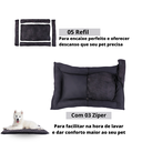 Ver imagem 5 de Colchonete de Pet Caminha Marrom Para Cães Gatos Impermeável Macio 70cm x 60cm