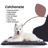 Colchonete de Pet Caminha Marrom Para Cães Gatos Impermeável Macio 70cm x 60cm - 2