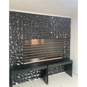 Painel de Parede em Placas de Pvc Auto Relevo Adesivas Cx C/ 25 Placas