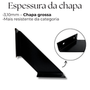 Ver imagem 5 de Dois Suportes Mão Francesa Formato Trapézio Reforçado Aço Alta Durabilidade