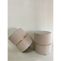 KIT 02 PUFF LINHO BEGE - 2