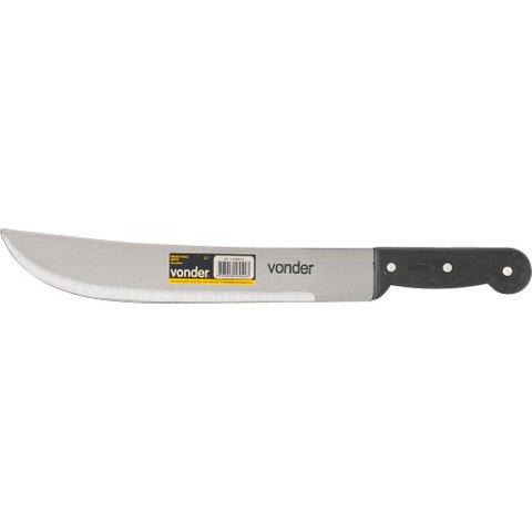 Facão para Mato 18" Aço Carbono Cabo Plástico - Vonder
