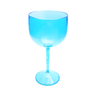 5 Taças De Gin Acrílico Colorido 550 ML:Azul-bebê - 1