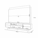 Ver imagem 7 de Estante Painel para Tv 85 Polegadas Lazares 220x191-off White-cinamomomo-edecasamoveis