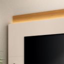 Ver imagem 3 de Estante Painel para Tv 85 Polegadas Lazares 220x191-off White-cinamomomo-edecasamoveis