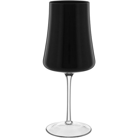 Jg 2pç Taças Água Home&co Latour Vidro 560ml 24x10x10cm Preto