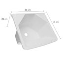 Ver imagem 4 de Tanque 41x38x29cm Plastico 18litros Roupa Branco - Tq18/sc*br1 - Astra Tanque 41x38x29cm Plástico 18