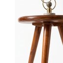 Ver imagem 4 de Mesa de Centro Redonda Madeira Maciça Artesanal Premium