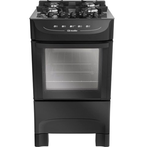 Fogão a Gás 4 Bocas Mesa de Vidro Acendimento Automático Mfv4bb Mueller