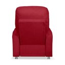Ver imagem 4 de Cadeira Poltrona do Papai Reclinável Confortável Suede Vermelho