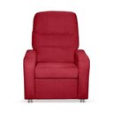 Ver imagem 1 de Cadeira Poltrona do Papai Reclinável Confortável Suede Vermelho