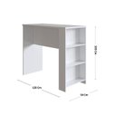 Ver imagem 6 de Bancada Luna com Painel Greta para Cozinha Branco