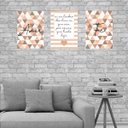 Ver imagem 2 de Kit 3 Placas Decorativas Dias em que Orei 18x27cm