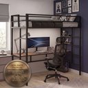 Ver imagem 5 de Beliche Suspenso de Solteiro em Ferro Jolie