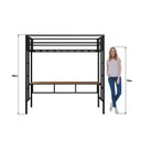 Ver imagem 7 de Beliche Suspenso de Solteiro em Ferro Jolie