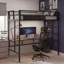 Ver imagem 4 de Beliche Suspenso de Solteiro em Ferro Jolie