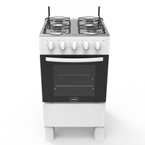 Fogão 4 Bocas A Gás Realce Bivolt Cr200 Branco Branco 127/220