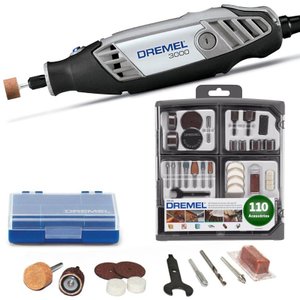 Retífica Dremel Série 3000 com Kit 120 Acessórios Dremel