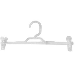 10 Cabides de Presilha para Saia Loja Plástico Transparente 31,5cm Cinquetti - 7