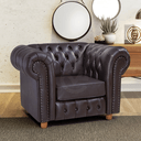 Ver imagem 2 de Poltrona Luiz XV Via Encanto Courano Marrom Café