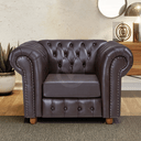 Ver imagem 5 de Poltrona Luiz XV Via Encanto Courano Marrom Café