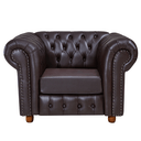 Ver imagem 1 de Poltrona Luiz XV Via Encanto Courano Marrom Café