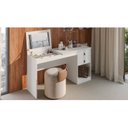 Ver imagem 5 de Penteadeira com Espelho 2 Gavetas Versa Home Branco