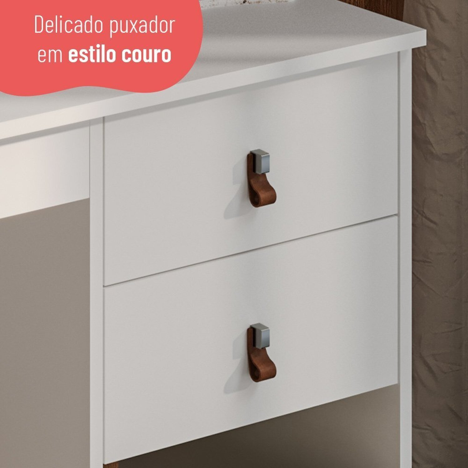 Penteadeira Versa Home 140cm 2 Gavetas - 9