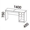 Ver imagem 3 de Penteadeira Versa Home 140cm 2 Gavetas