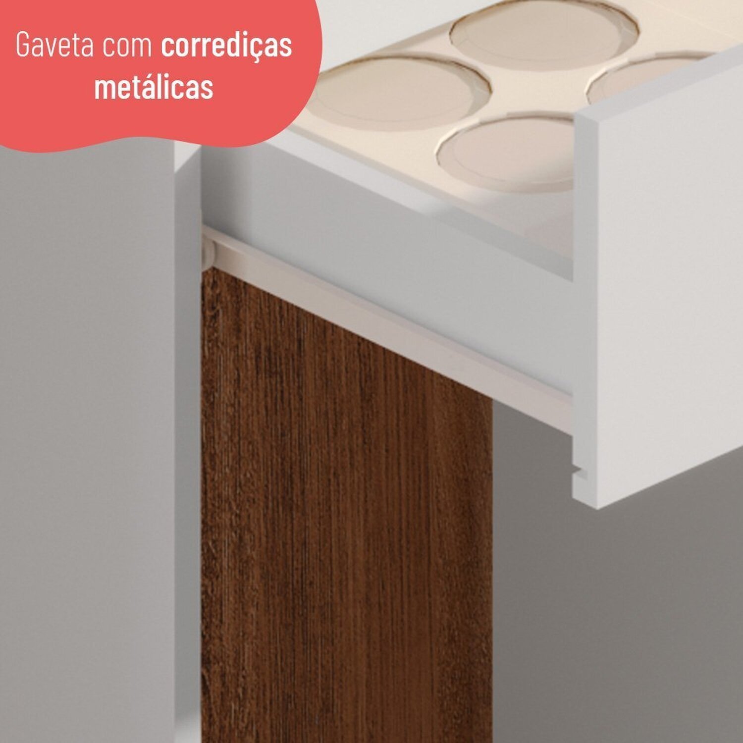 Penteadeira Versa Home 140cm 2 Gavetas - 11