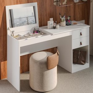Penteadeira Versa Home 140cm 2 Gavetas