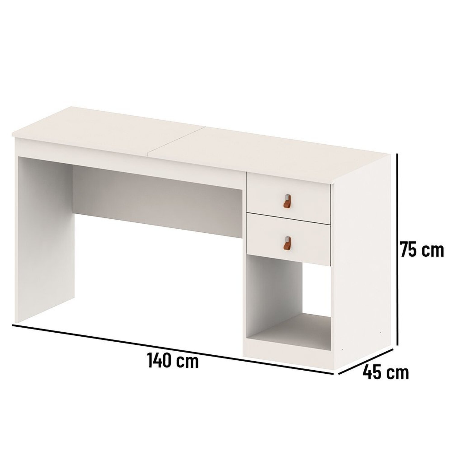 Penteadeira Versa Home 140cm 2 Gavetas - 6