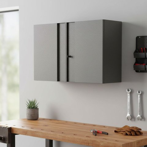 Armário Aéreo Multiuso 2 Portas com Chave 80cm Multibox Telasul