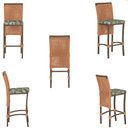 Ver imagem 5 de 6 Banqueta em Alumínio Roma Fendi Corda Náutica Tecido 5