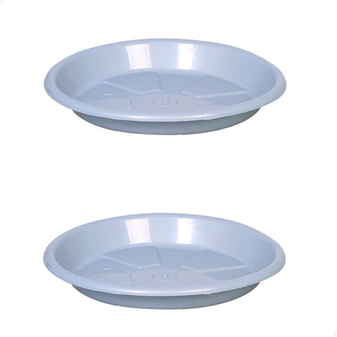 Kit 2 Pratos para Vaso Redondo Suporte para Planta 30,5x4cm