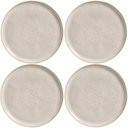 Ver imagem 1 de Kit 4 Pratos Rasos 27cm Cerâmica Bio Latte Off White Porto B