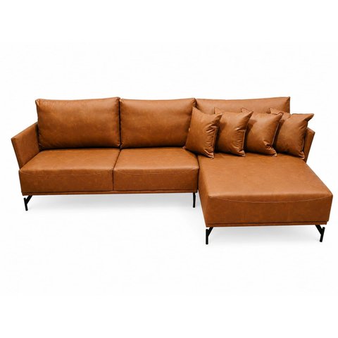 Sofá Ibiza Caramelo 2.60m Chaise Lado Direito ou Esquerdo – Design Moderno e Conforto Premium