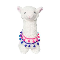 Pelúcia Infantil - 30 cm - Lhama - P - Branco - W.U. Bichos de Pelúcia - 2