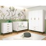 Quarto de Bebê Completo com Cômoda 4 Gavetas e Berço Isis - 7