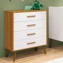 Ver imagem 3 de Quarto de Bebê Completo com Cômoda 4 Gavetas e Berço Isis
