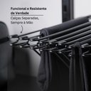 Ver imagem 6 de Closet Aberto Modular para Casal 265cm Eternity Preto