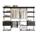 Ver imagem 2 de Closet Aberto Modular para Casal 265cm Eternity Preto