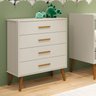 Quarto de Bebê Completo com Cômoda 4 Gavetas e Berço Isis - 2