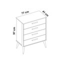 Ver imagem 7 de Quarto de Bebê Completo com Cômoda 4 Gavetas e Berço Isis