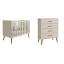 Ver imagem 1 de Quarto de Bebê Completo com Cômoda 4 Gavetas e Berço Isis