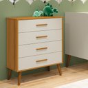 Ver imagem 3 de Quarto de Bebê Completo com Cômoda 4 Gavetas e Berço Isis