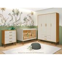 Ver imagem 7 de Quarto de Bebê Completo com Cômoda 4 Gavetas e Berço Isis