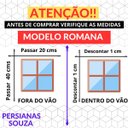 Ver imagem 2 de Persiana Romana Tela Solar 3% Largura 1,70 X 1,40 Altura para Proteger o Ambiente