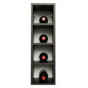 Ver imagem 3 de Adega Madesa 20 cm para Cozinhas Reims, Glamy e Agata Preto Cor:Preto