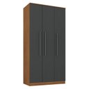 Ver imagem 3 de Quarto Juvenil Completo com Beliche e Guarda Roupa Nápoles Espresso Móveis